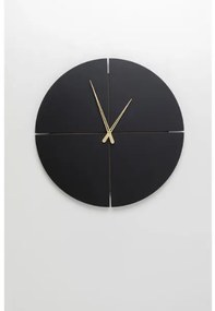 Andrea nástenné hodiny čierne Ø60 cm