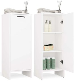 Spodná kúpeľňová skrinka s policami Nina 35 cm biela