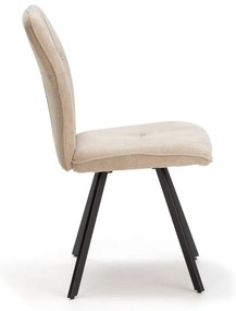 Béžové jedálenské stoličky v súprave 4 ks Mery - Marckeric