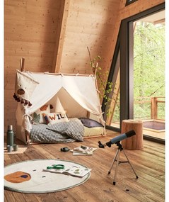 Domčeková detská posteľ z bukového dreva s roštom 90x190 cm v prírodnej farbe Maralis – Kave Home