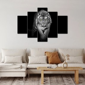 Obraz - Tiger so žltými očami (150x105 cm)