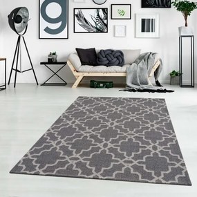 Koberec Casa Cotton 21423 antracitový / svetlosivý