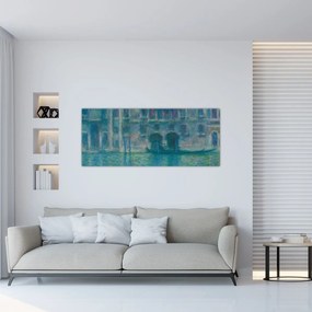 Obraz - Claude Monet, Palazzo da Mula, Venice, reprodukcia (120x50 cm)