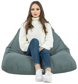 Sedací vak Bermudy melanž tyrkysový