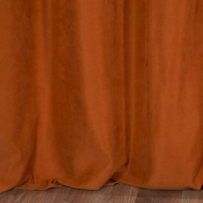 Tehlový záves ADORE z mäkkej látky s velúrovou štruktúrou  - šité na mieru