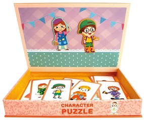 Bino magnetické puzzle Postavičky