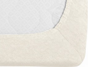 Froté plachta EXCLUSIVE svetlo krémová 90 x 200 cm