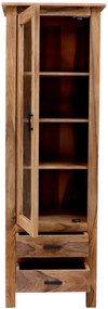 furniture-nabytek.cz - Luxusná vitrína z masívneho dreva palisander 60x180x45