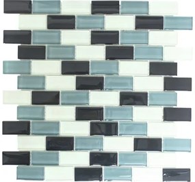 Sklenená mozaika Crystal XCM B825 2,5x5 cm