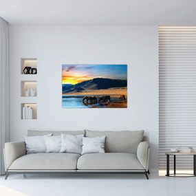 Obraz - Napájadlo (90x60 cm)