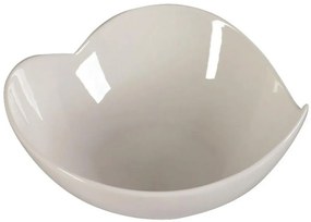 Miska servírovacia porcelánová 15cm biela list SALSA 15cm
