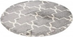 TA Koberec L227C TMAVOSIVÉ/BÉŽOVÉ BOHO KOLESO