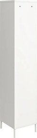 Biela kovová skrinka 38x185x40 cm Mission District – Støraa