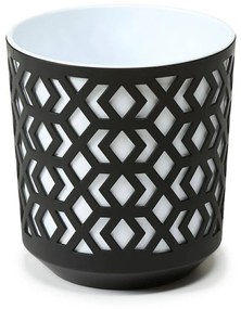 Kvetináč Etnic 25x27 cm čierno-biely