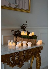 Biela vianočná svetelná dekorácia 2 ks ø 9 cm Elvina – Sirius