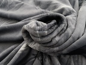 Mikroplyšové obliečky VELSOFT sivé Rozmer obliečky: 70 x 90 cm | 140 x 200 cm