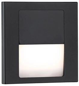 Paulmann 80001 - LED/1W Schodiskové svietidlo TSARO 230V Follow/čierna W4734