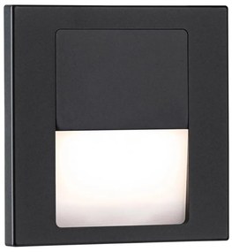 Paulmann 80001 - LED/1W Schodiskové svietidlo TSARO 230V Follow/čierna