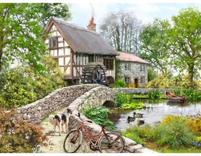 Obraz 60x80 cm Watermill - Styler