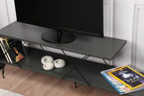 TV stolík/skrinka Stret (antracit). Vlastná spoľahlivá doprava až k Vám domov. 1067125