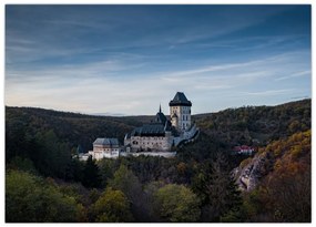 Sklenený obraz Karlštejn (70x50 cm)