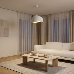 Brilagi - Závesné svietidlo na lanku WABI SABI 1xE27/40W/230V priemer 42 cm biela