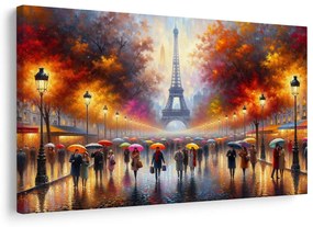 Obraz jesenný Paríž s Eiffelovkou