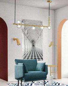 Toolight - Závesné svietidlo 6xG9 25W APP690-6CP, zlatá, OSW-05470