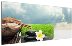 Obraz - Spa and relax (120x50 cm)