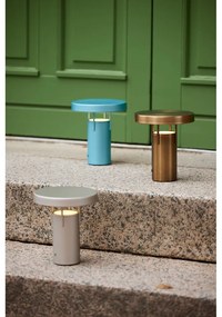 Modrá LED stmievateľná stolová lampa (výška 20 cm) BringMe – Hübsch