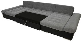 Luxusná sedacia súprava Agapi, sivá