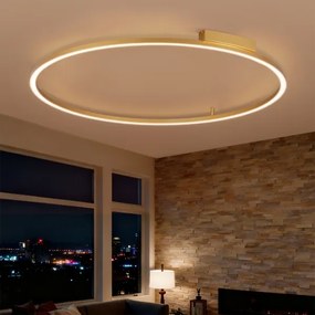 Brilagi - Stmievané LED svietidlo PORTOFINO LED/85W/230V Ø 120 cm zlaté + DO