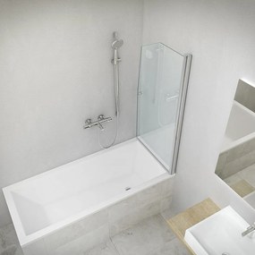 Roth Jednodielna vaňová zástena SWING ROTH-Variant: šírka: 87 cm, orientácia: Uni - (SWING - 657-8500000-00-02), ROTH-Profily: profily: brillant, výp…
