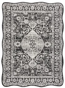 Koberec ORGANIC 2762 čierny / krémový