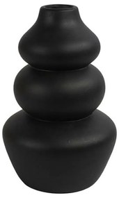 Čierna keramická váza CAIRN 22 cm