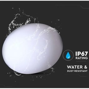 LED RGB stmievateľná vonkajšia lampa LED/1W/5V 1000 mAh 20cm IP67 + DO