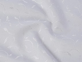 Biante Teflónový behúň na stôl TF-031 Popínavé lístky - svetlo sivý 45x160 cm