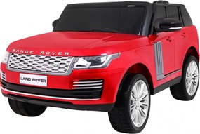 Ramiz Range Rover HSE lakované detské auto pre 2 deti červené SUV + ovládač na diaľkové ovládanie + audio panel