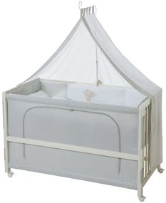 roba Detská postieľka Room Bed, 60 x 120 cm (Medveď lámač sŕdc, biela)  (100341028)
