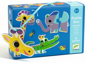 Puzzle Duo - Pohyblivé zvieratká