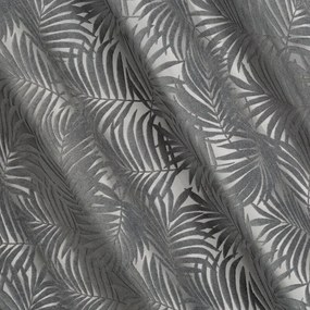Dekorstudio Záves LIVIA na dekoračných krúžkoch 140x250 cm - oceľovosivý