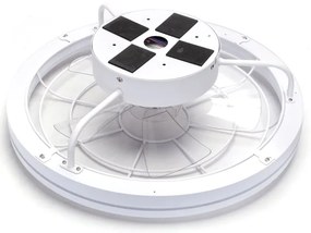 Aigostar - LED Stmievateľný stropný ventilátor LED/40W/230V 2700-6500K + DO biela