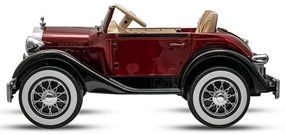 Elektrické autíčko Retro 4x4 Baby Mix lakované červené
