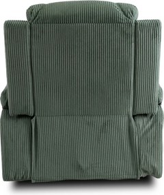 Masážne kreslo BOX Green Corduroy