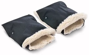 Rukávnik na kočík 2 ks Sensillo 45x21 black