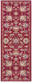 Hanse Home, Kusový koberec Luxor 105633 Caracci Red Multicolor, 80x240, červená, obývacia izba