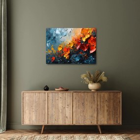 Obraz - Abstraktná maľba kvetov III. (70x50 cm)