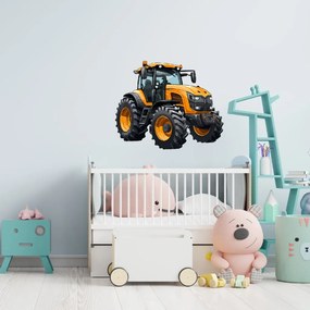 PIPPER. Textilná nálepka na stenu "Traktor"