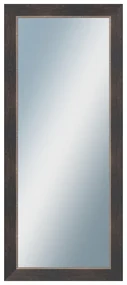 DANTIK - Zrkadlo v rámu, rozmer s rámom 60x140 cm z lišty TOMAS čierna veľká (3031)