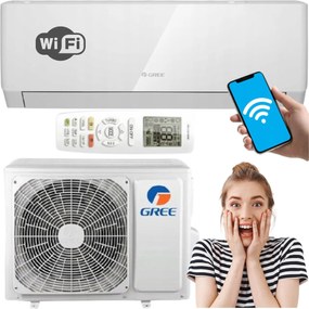 Nástenná klimatizácia Gree Pular Wifi 2,5kW s Wifi, klimatizácia do domu, pre priestory do 30m2